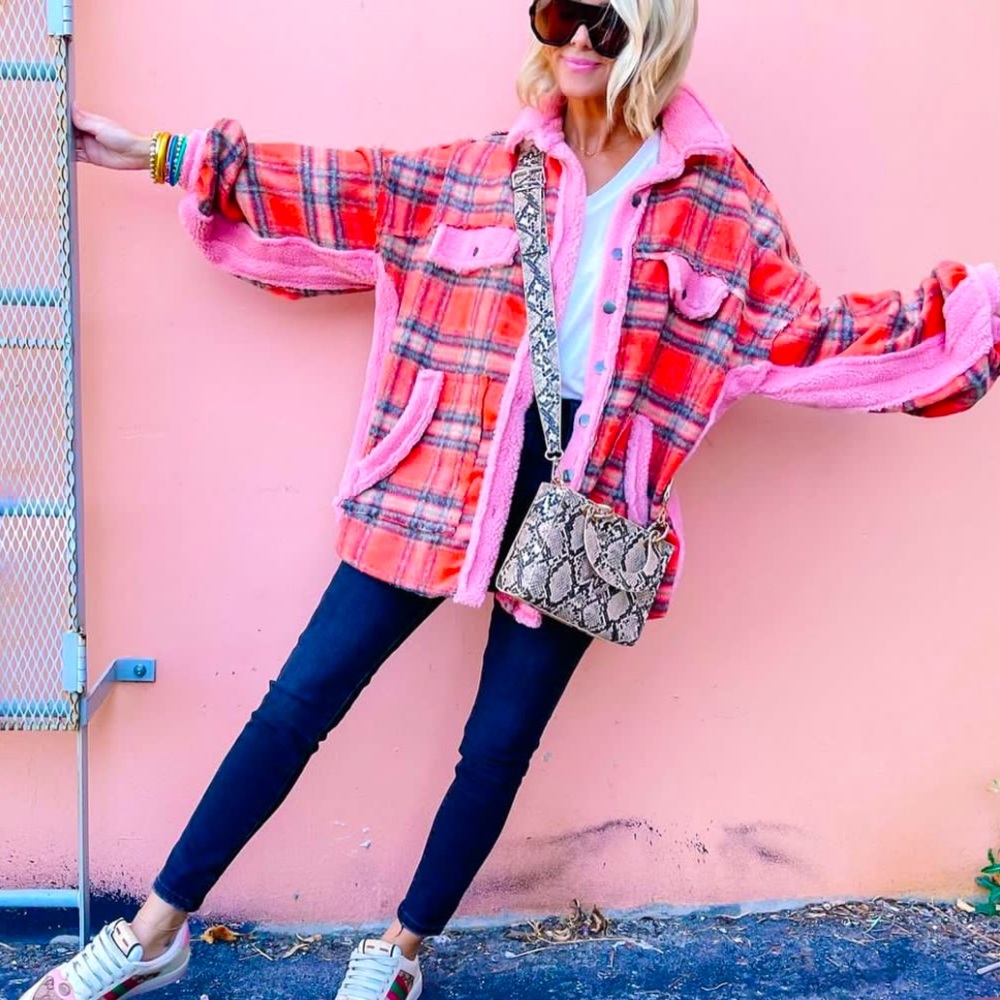Scarlet Plaid Shacket ❤️💕